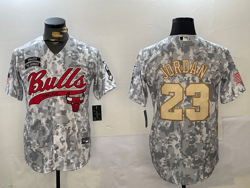 Men Chicago Bulls #23 Jordan Camo Jointly 2024 Nike NBA Jersey 20241121->los angeles lakers->NBA Jersey